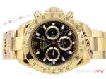 Yellow Gold Rolex Daytona Black Face Replica  Watch_th.jpg